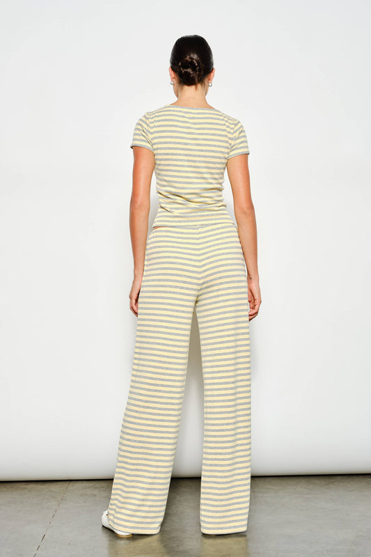 Stevie Striped Top | Sunshine