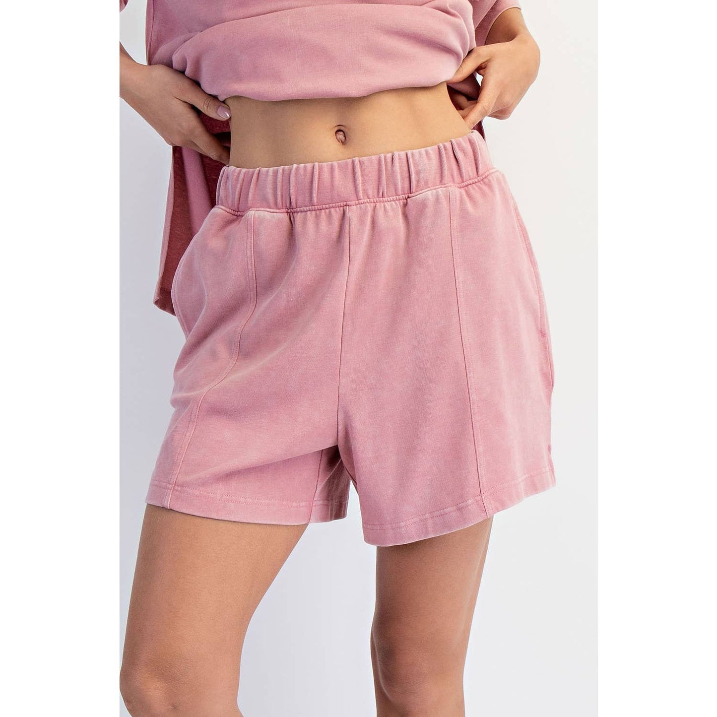 Daily Days Shorts Set | Rose
