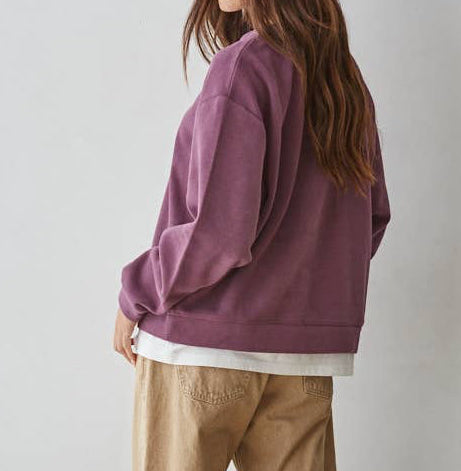Twice is Nice Pullover| Plum