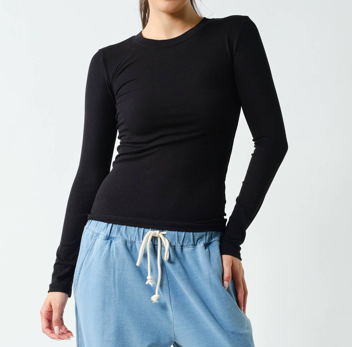 Essential Micro-Ribbed Top