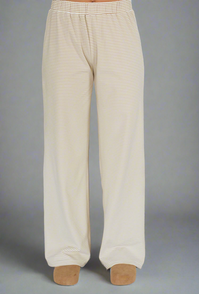 Lazy Daze Striped Fleece Lounge Pant