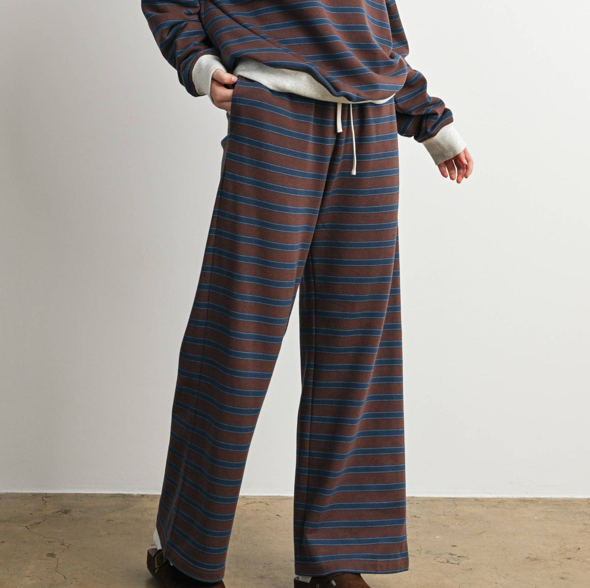 Mabel Striped Wide Leg Pants