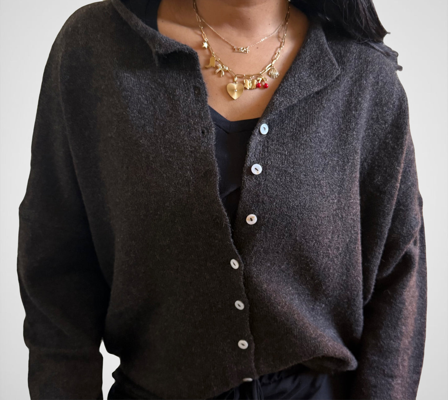 Kami Cardigan | Chocolate