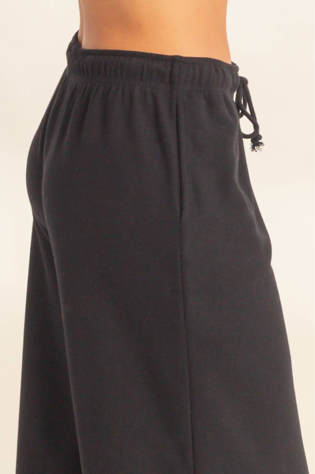 Oh So Soft Ribbed Half-Zip 2 pc Set | Black