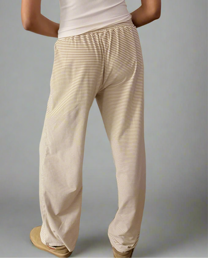 Lazy Daze Striped Fleece Lounge Pant