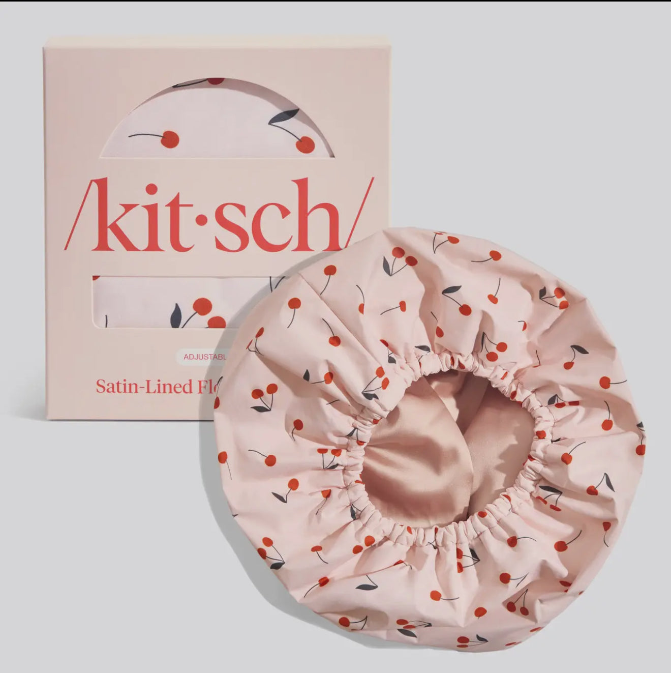 Satin-Lined Flexi Shower Cap |
Cherry Print