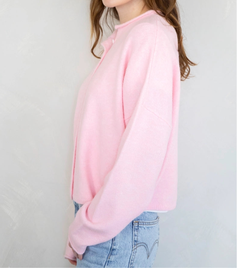 Kami Cardigan | Baby Pink