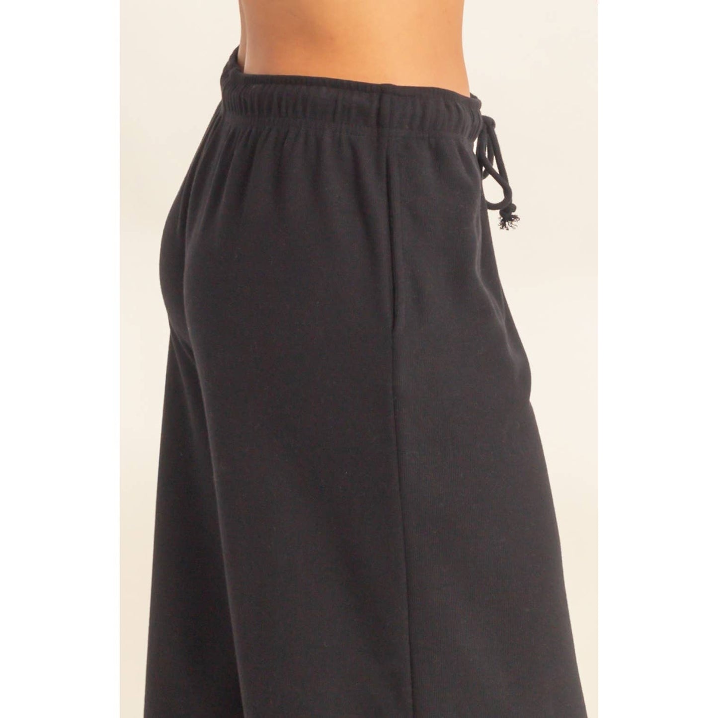 Oh So Soft Ribbed Half-Zip 2 pc Set | Black