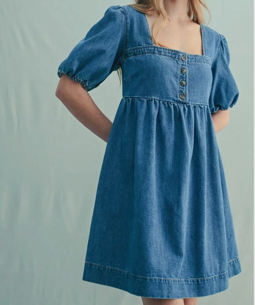 Denim dress