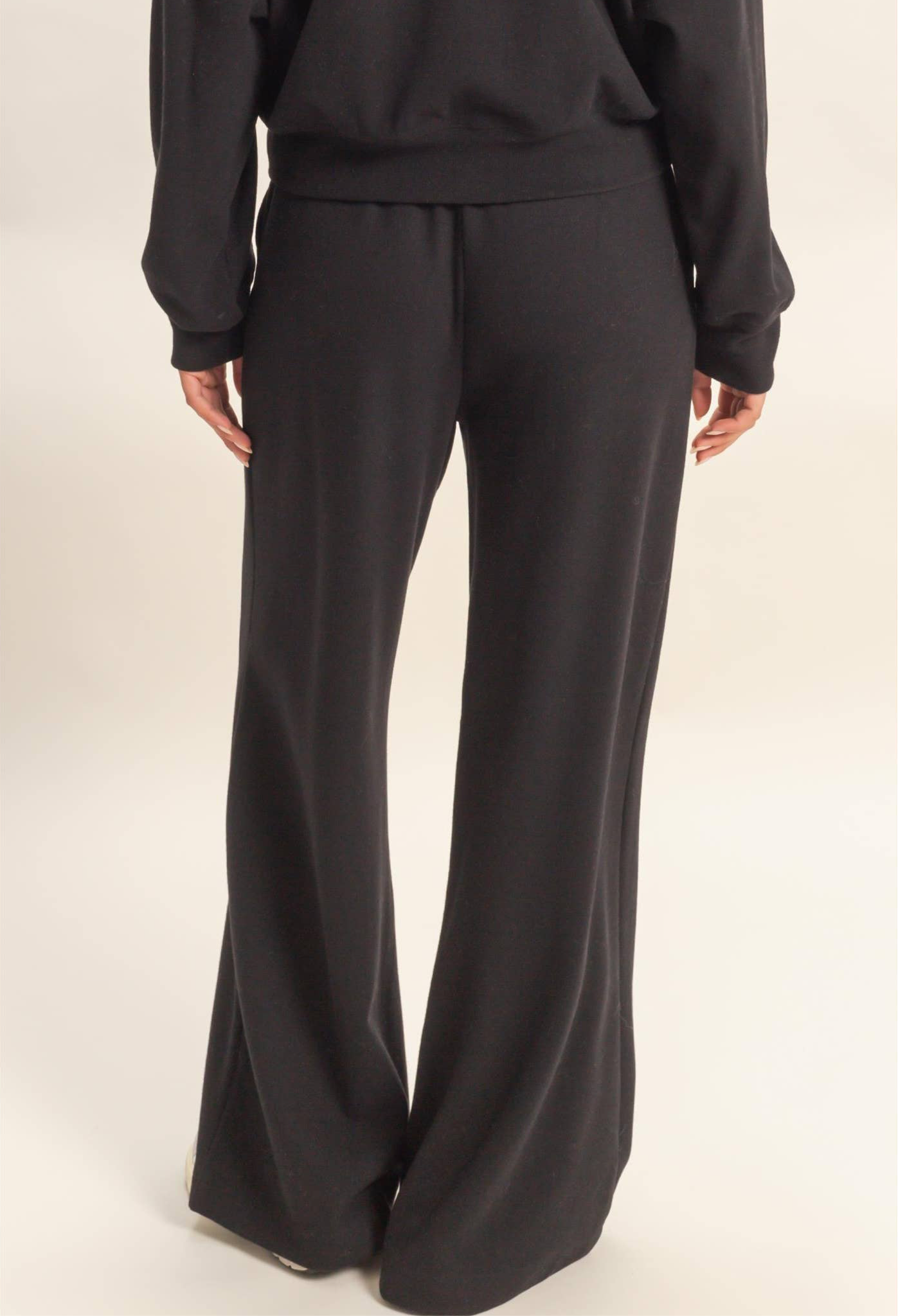 Oh So Soft Ribbed Half-Zip 2 pc Set | Black