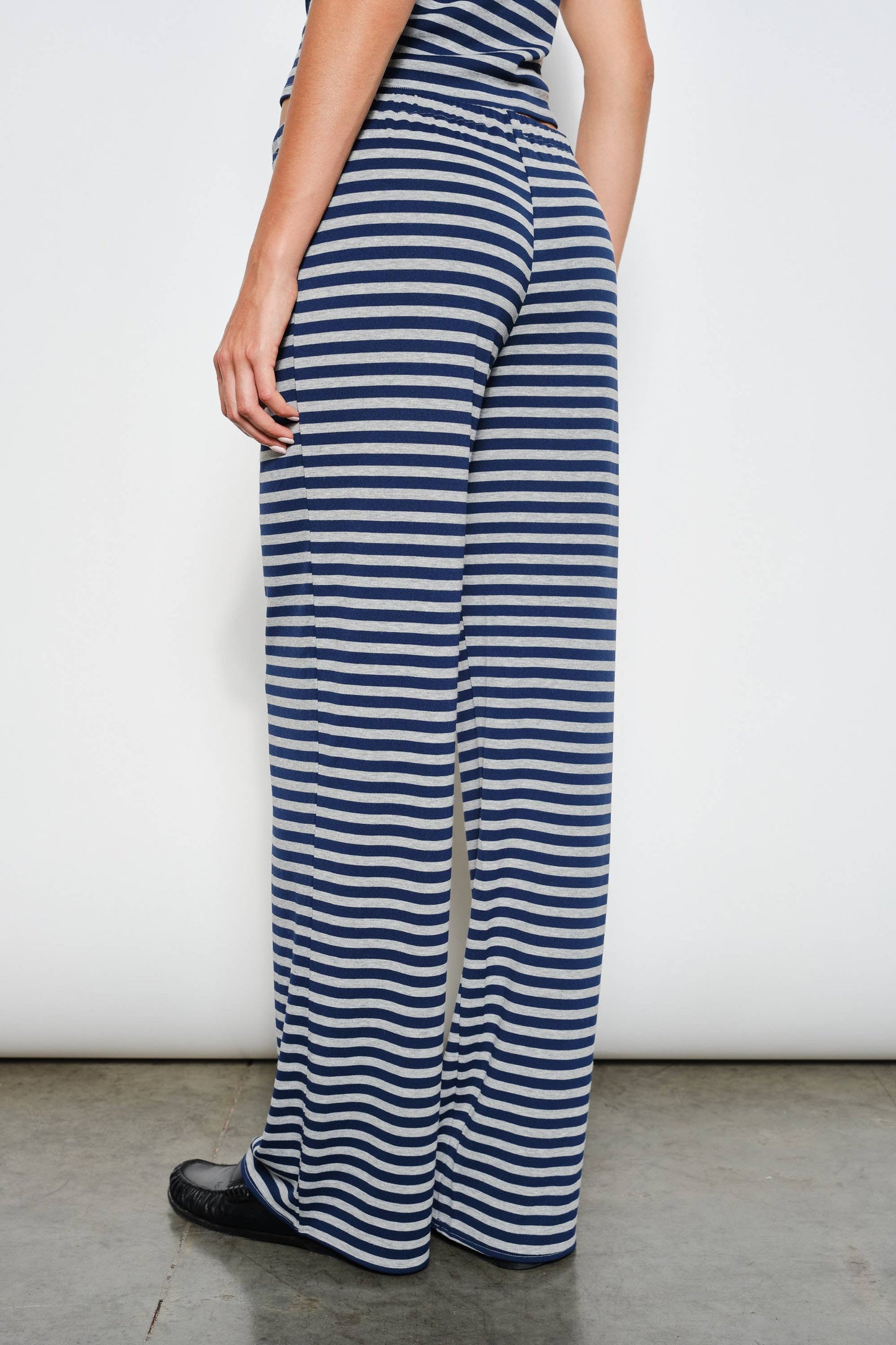 Stevie Striped Pants | Navy