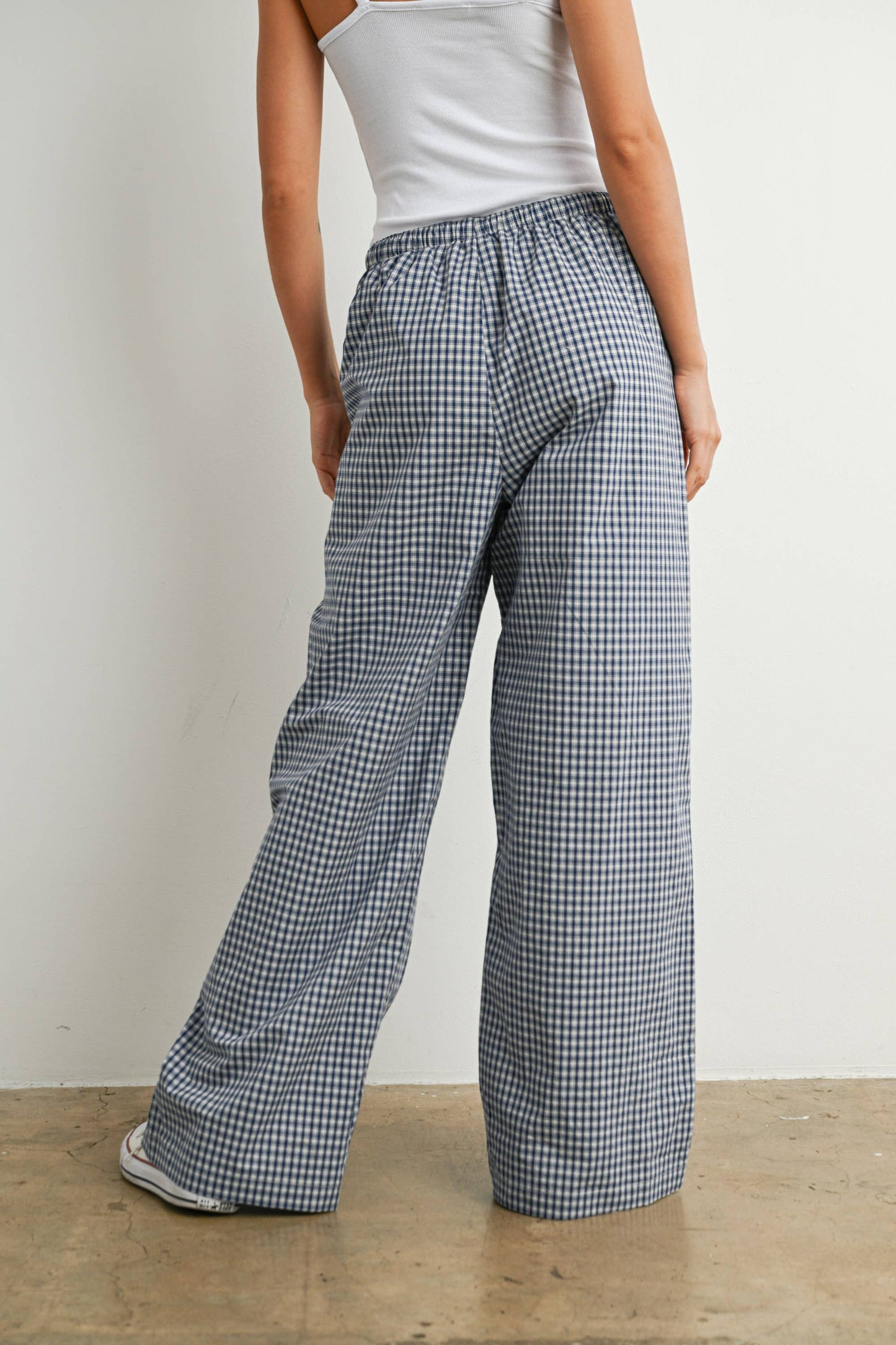 Lifestyle Tie Front Pant| Navy