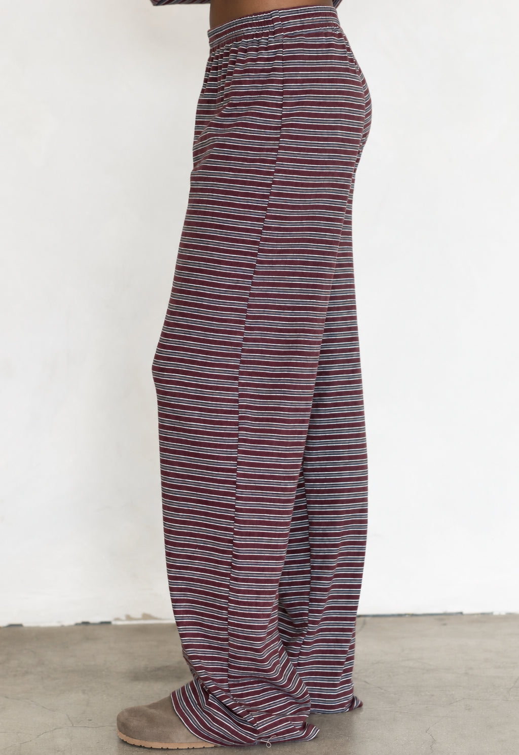 Celine Striped Pants | Wine