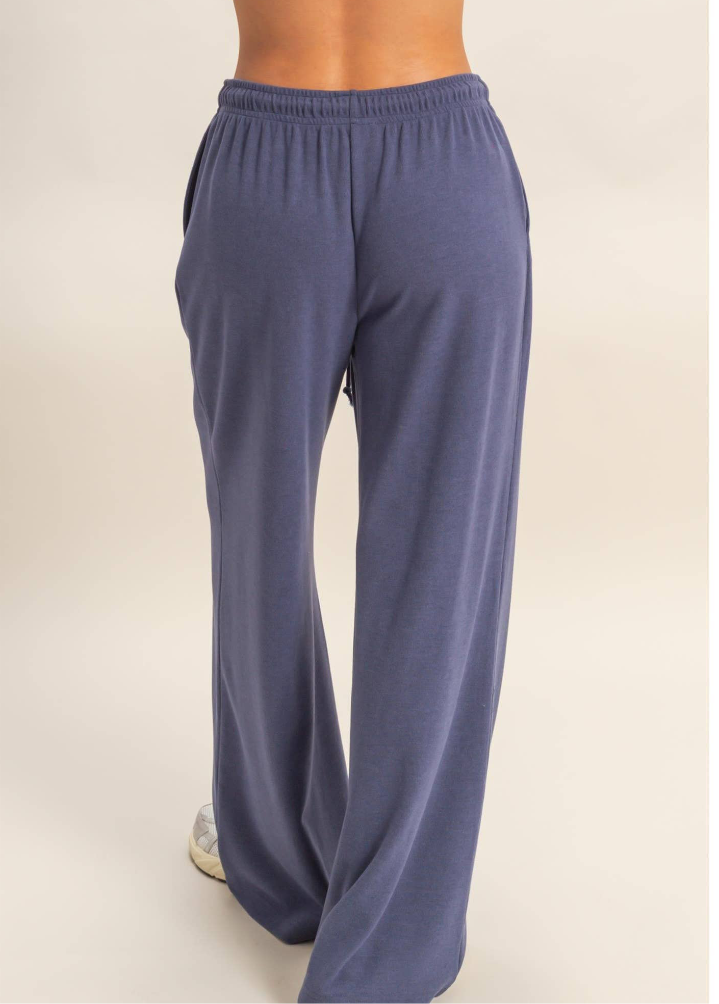 Oh So Soft Ribbed Half-Zip 2 pc Set | Indigo