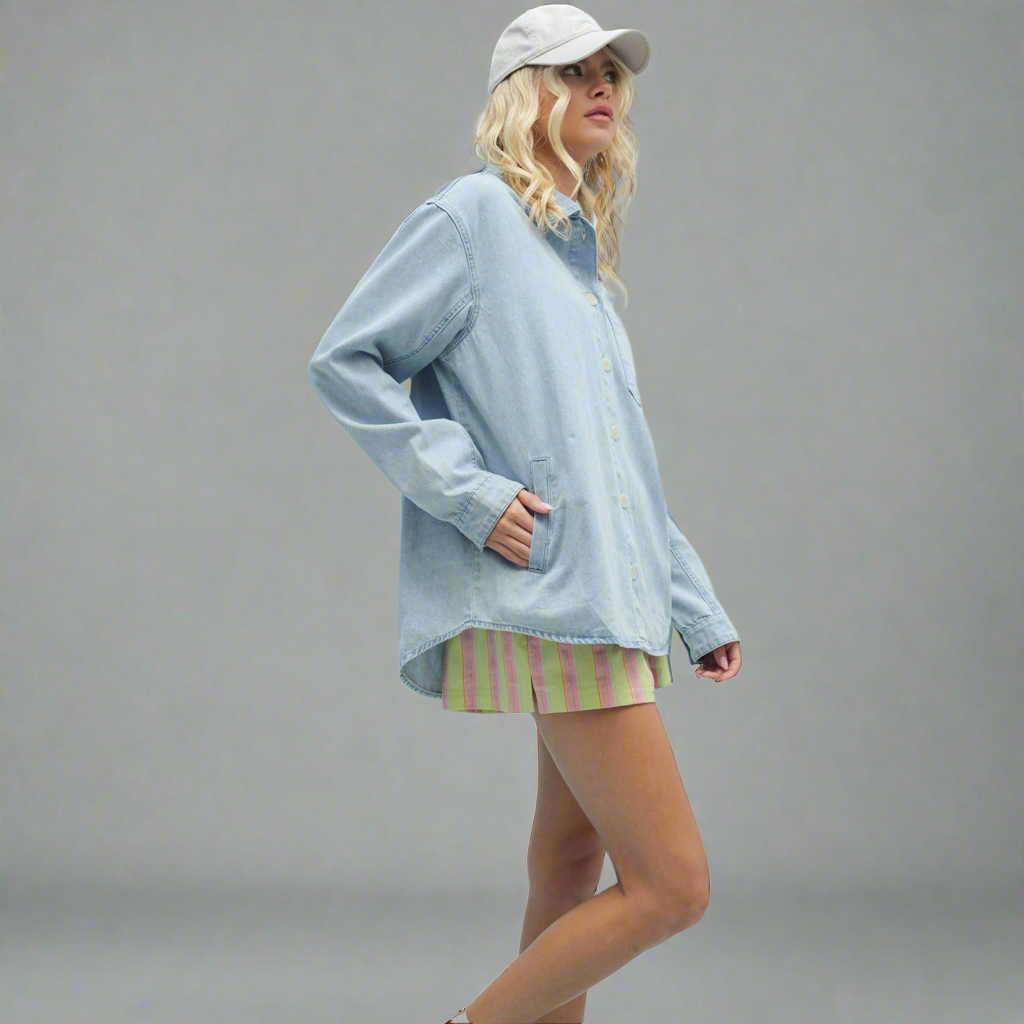 DENIM DAYS BUTTON-UP