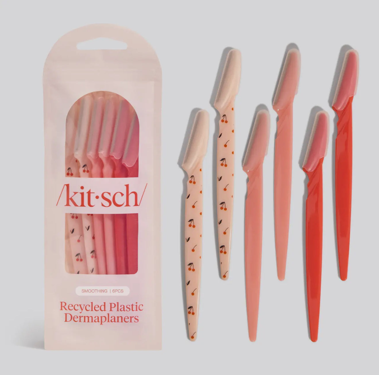 Recycled Plastic Dermaplaners 6pc
Set | Asstd Cherry Blossom