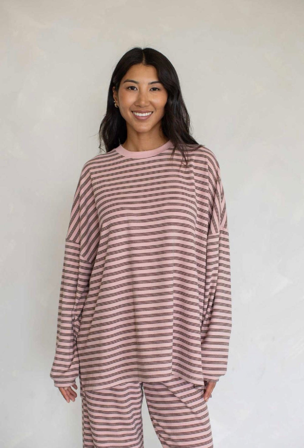 Whitney Brushed Knit Pants | Pink Honey
