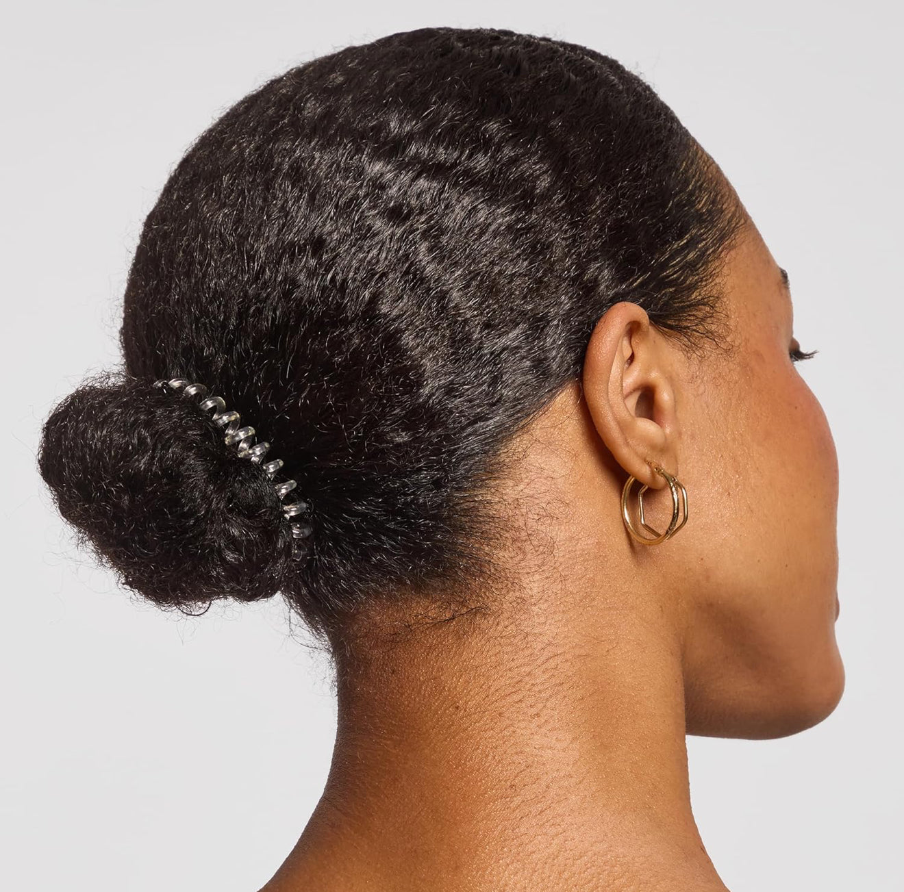 8 Pack Hair Coils | Clear