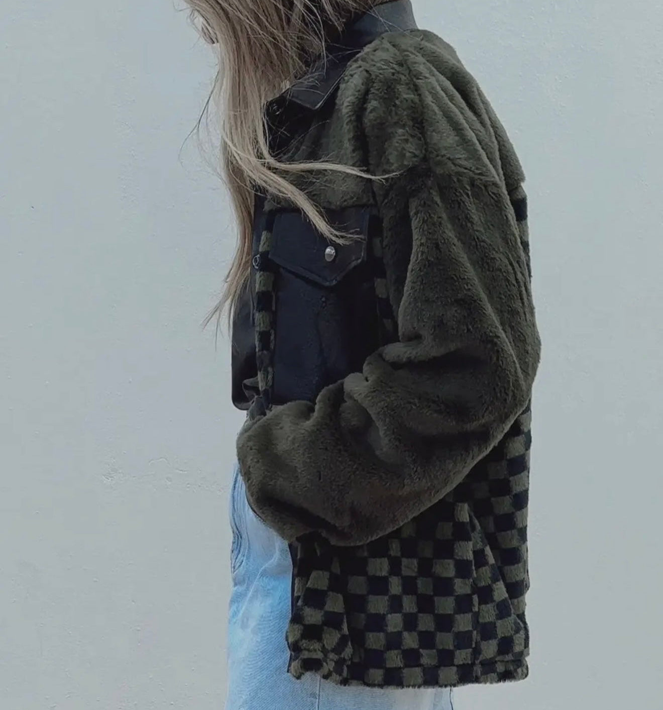 Dani Fleece Checkered Jacket