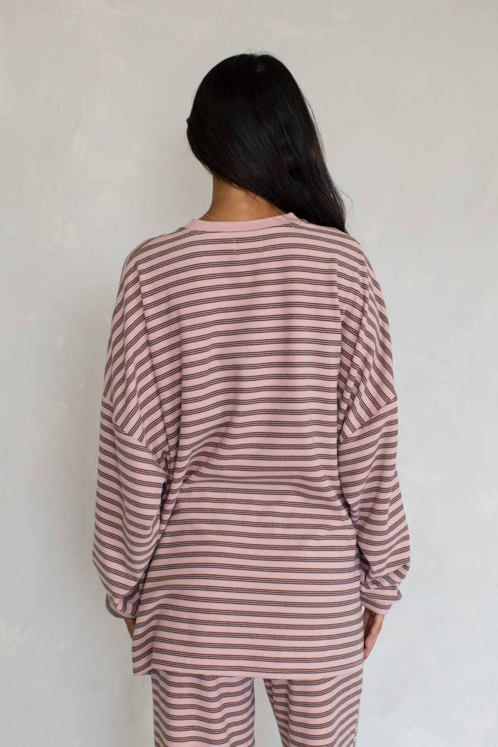 Whitney Brushed Knit Top | Pink Honey