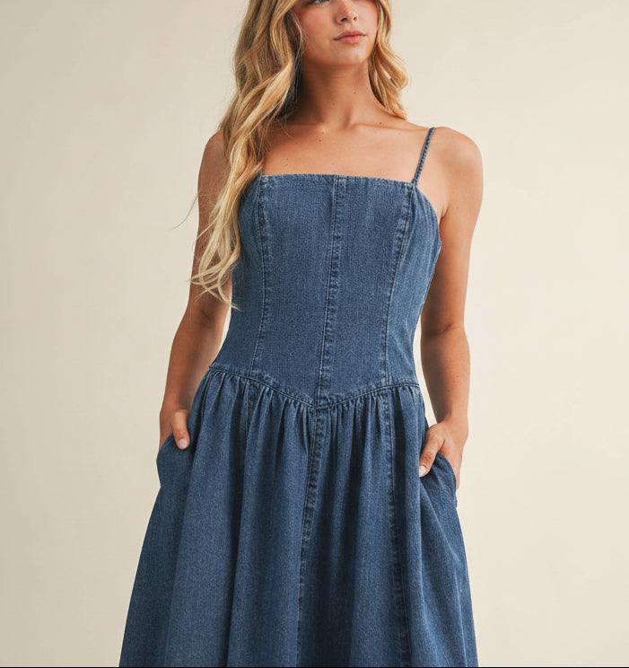 Dani Denim Midi Dress