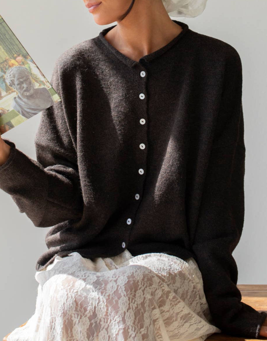 Kami Cardigan | Chocolate