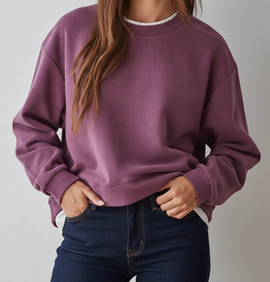 Twice is Nice Pullover| Plum