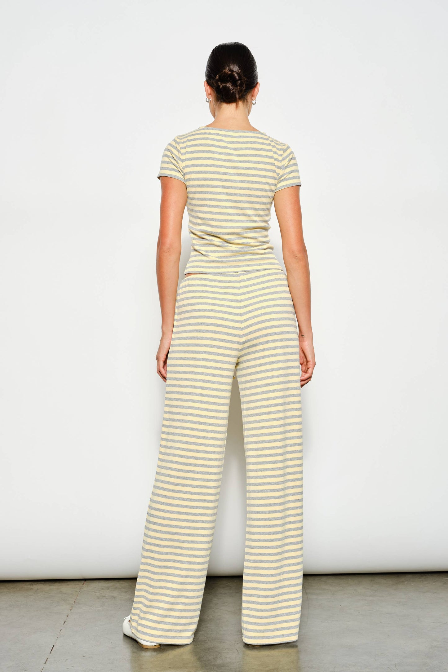 Stevie Striped Top | Sunshine