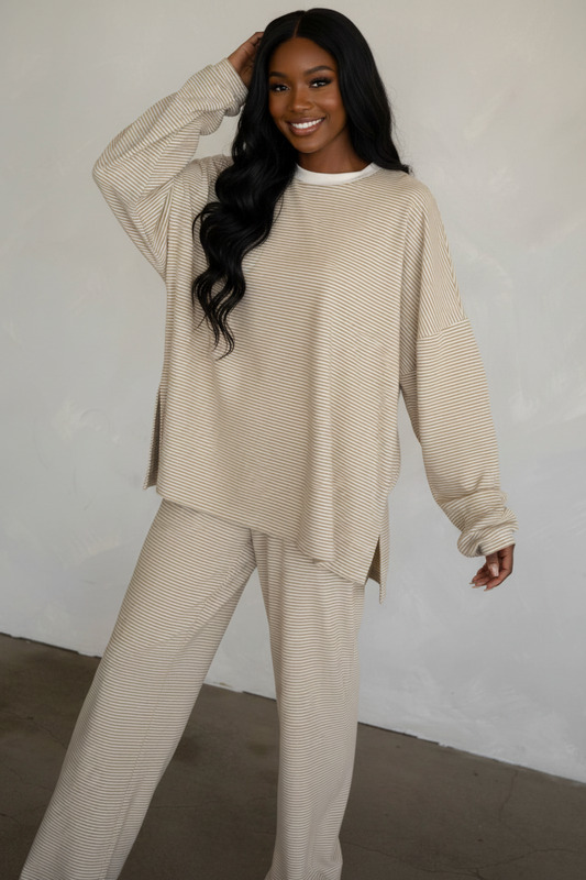 Whitney Knit Pullover | Oatmeal