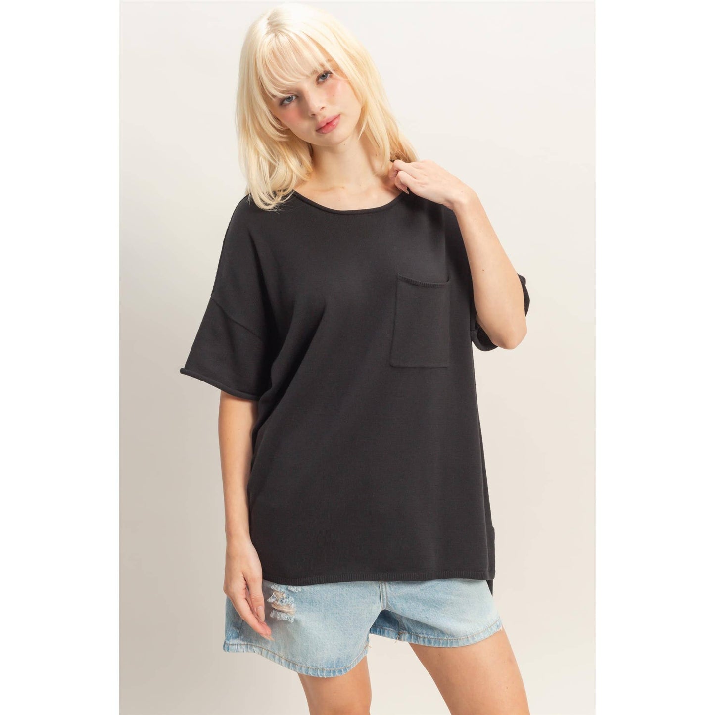 Workday Pocket Tee | Black