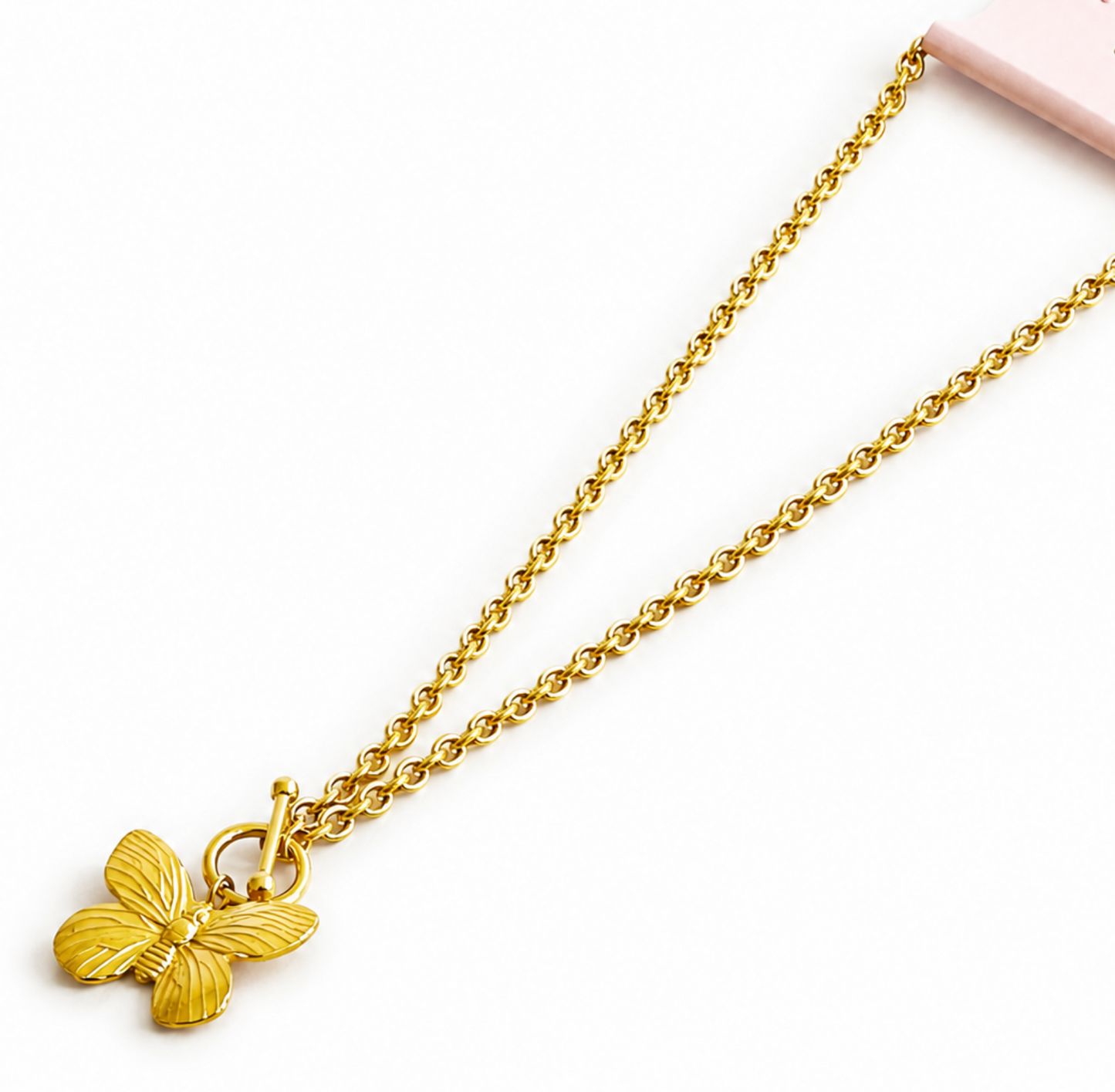 Vintage Butterfly Necklace