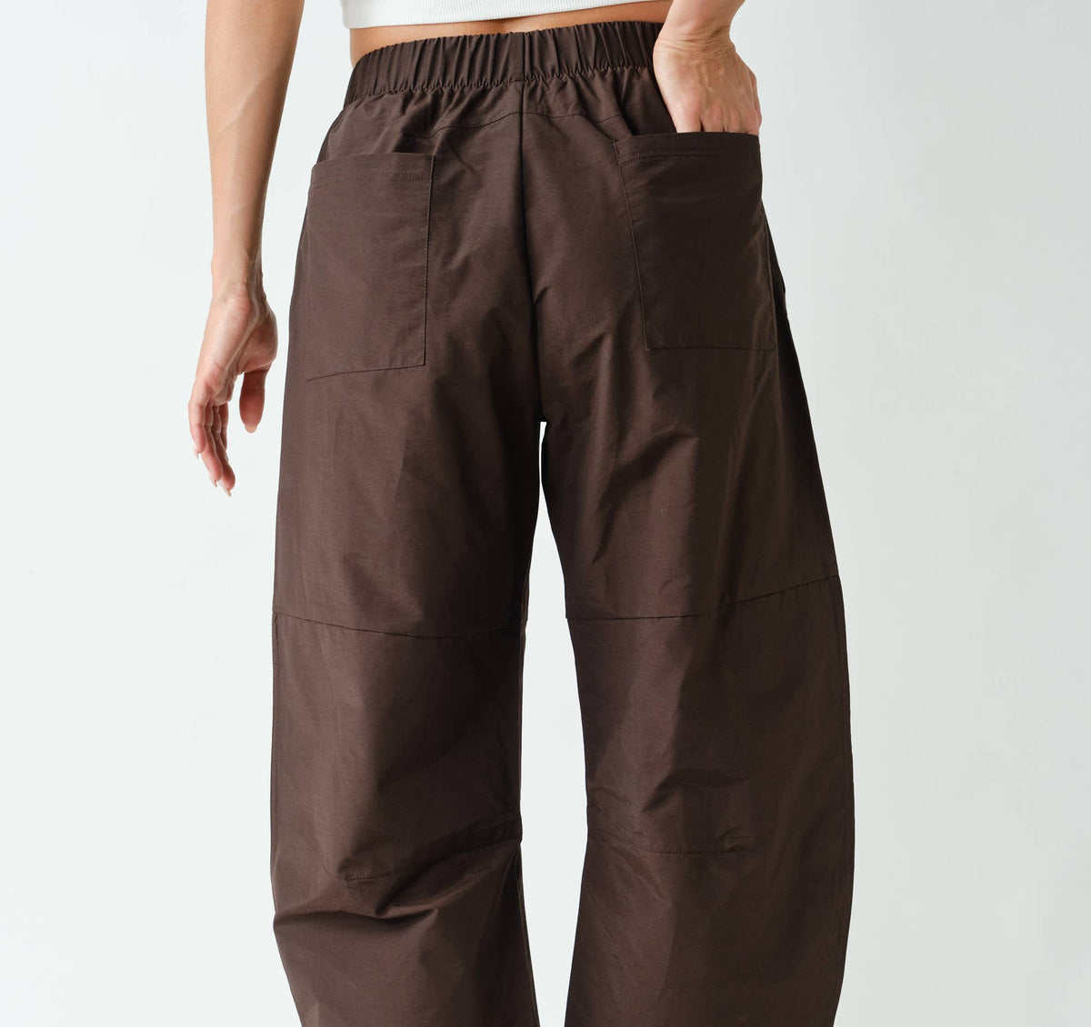 Miah Barrel Pants | Coffee