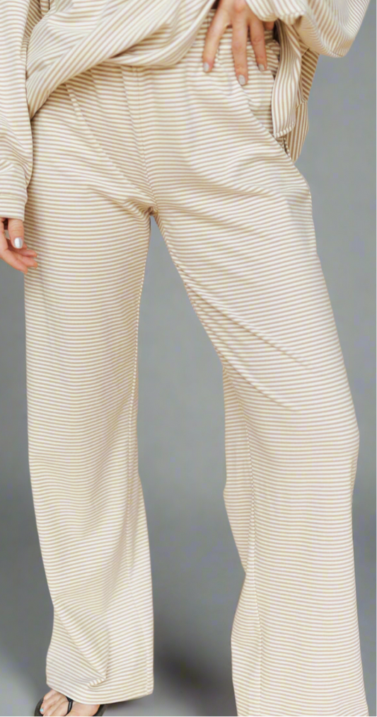 Lazy Daze Striped Fleece Lounge Pant