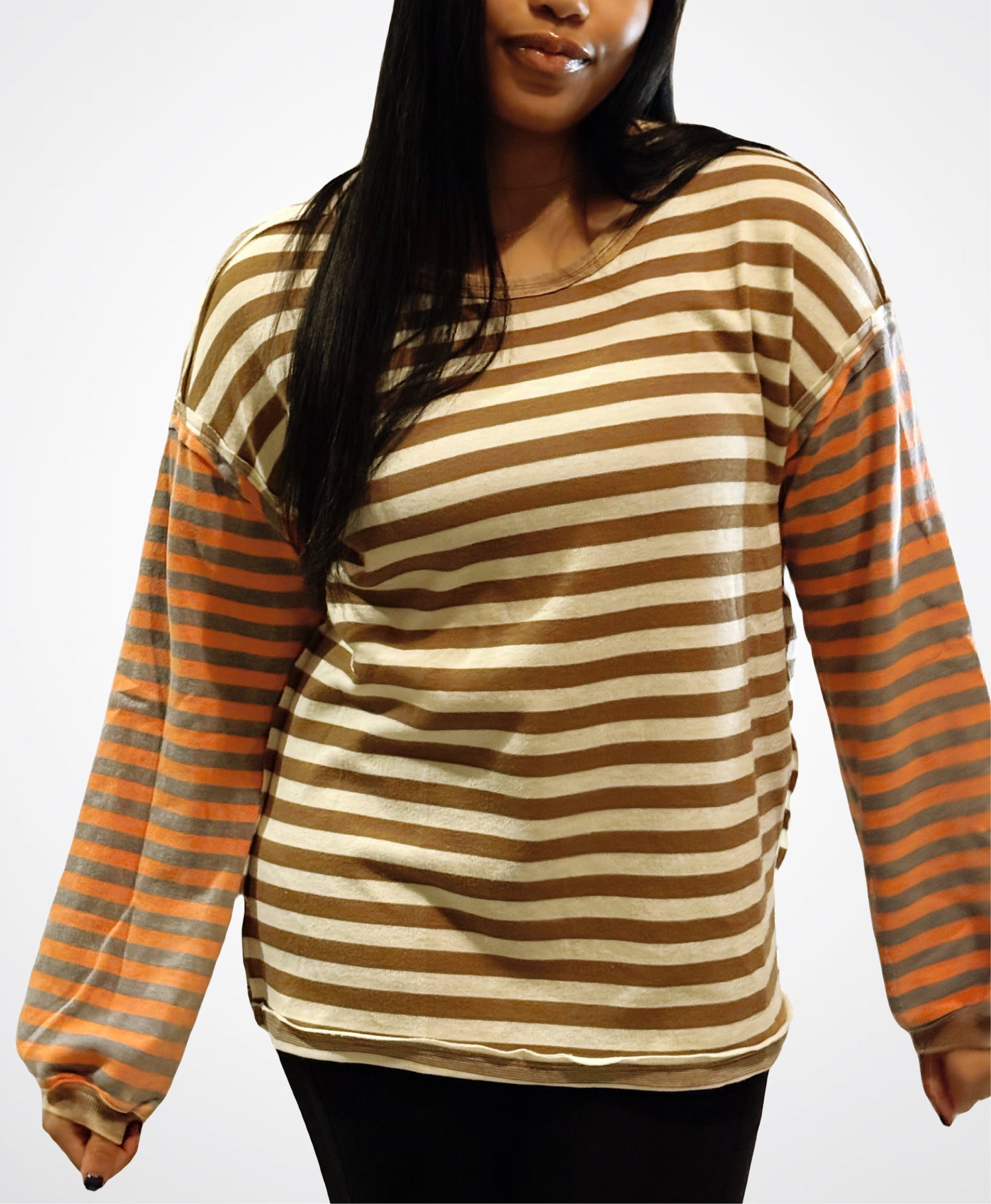 Alexis Exposed Seam Knit Pullover