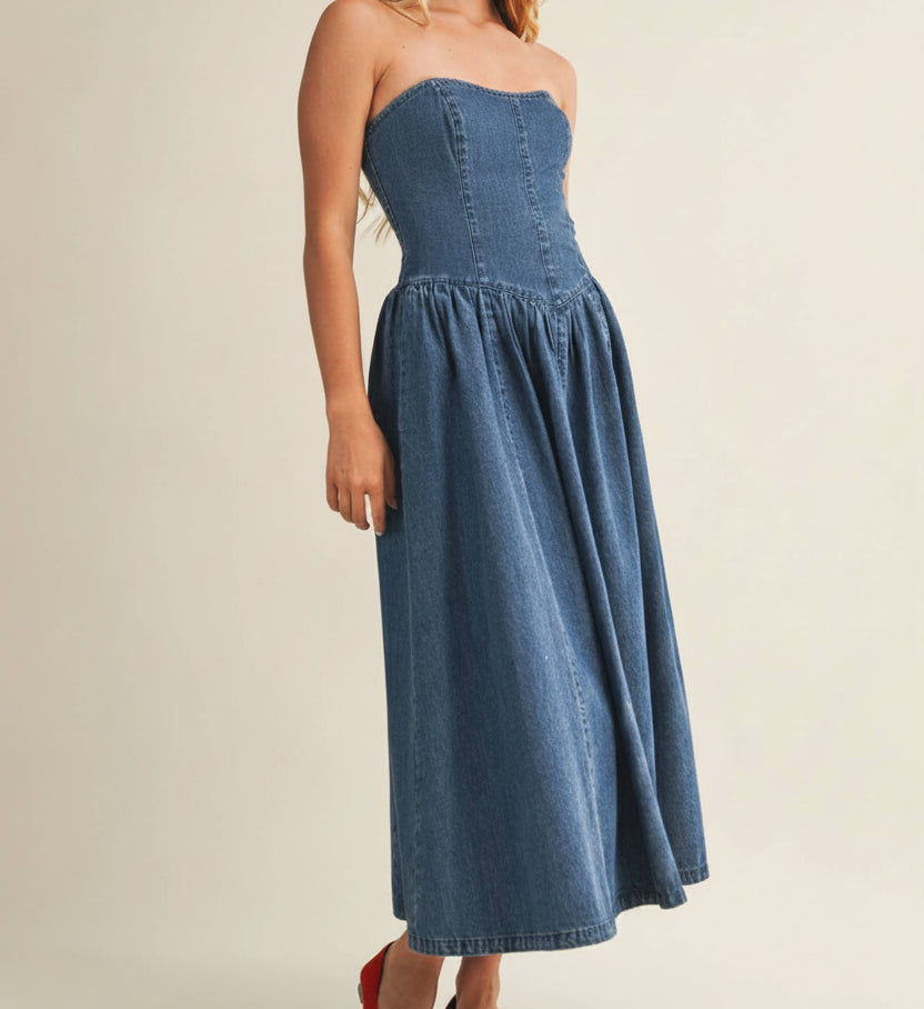 Dani Denim Midi Dress