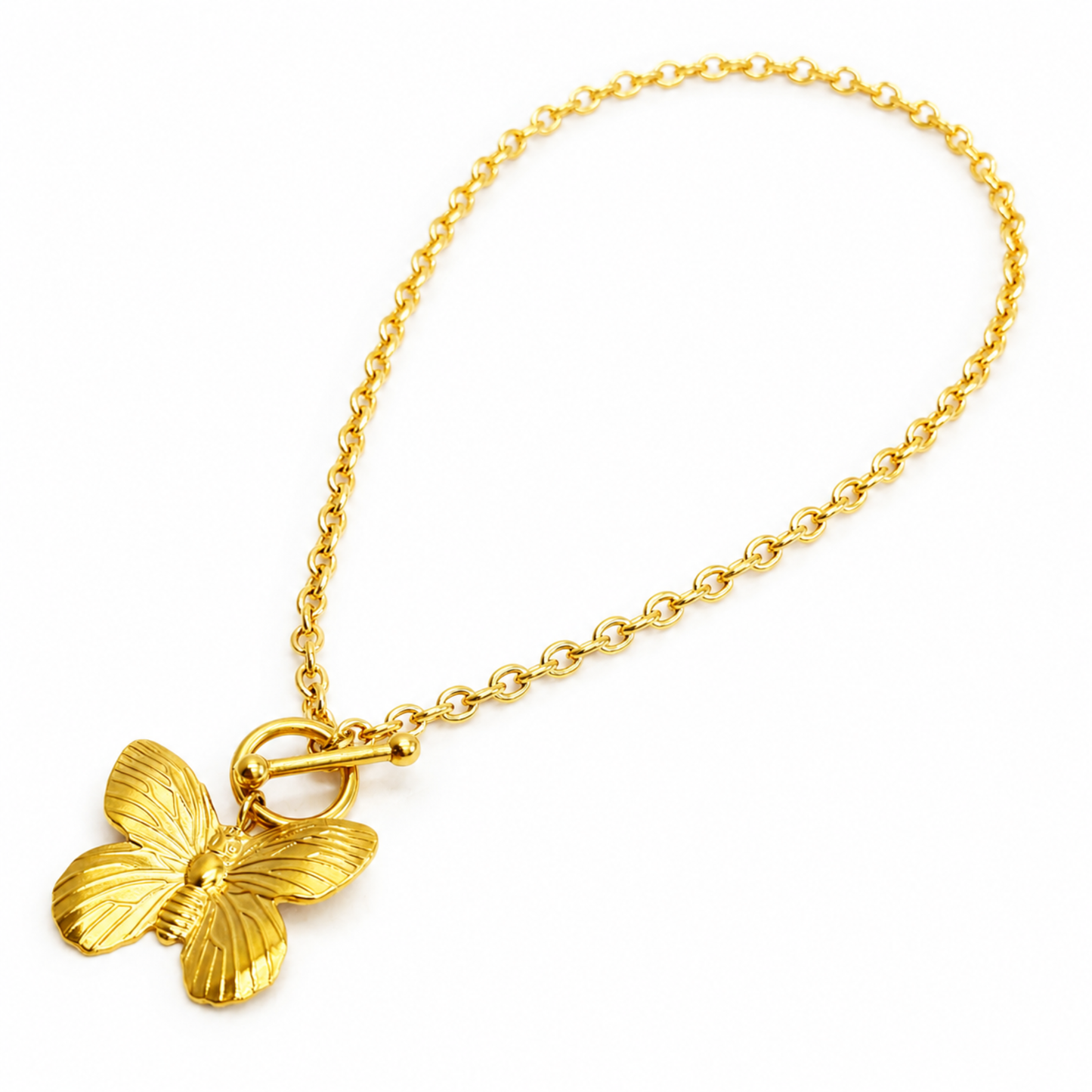 Vintage Butterfly Necklace