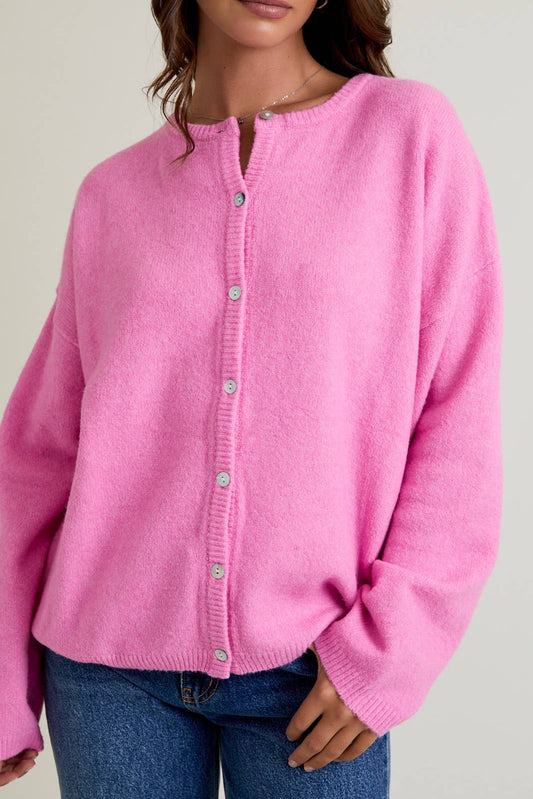 Remi Cardigan | Bubblegum
