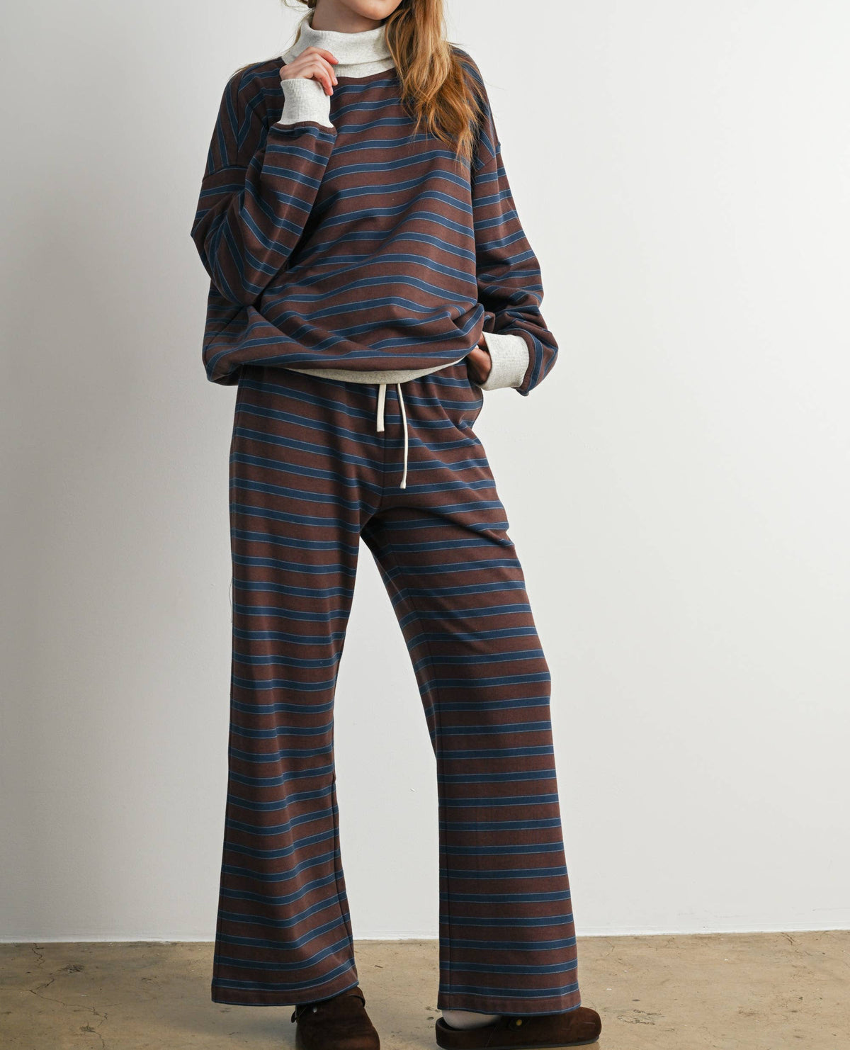 Mabel Striped Wide Leg Pants