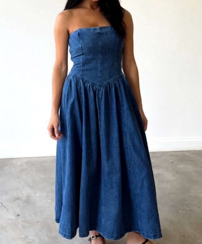 Dani Denim Midi Dress