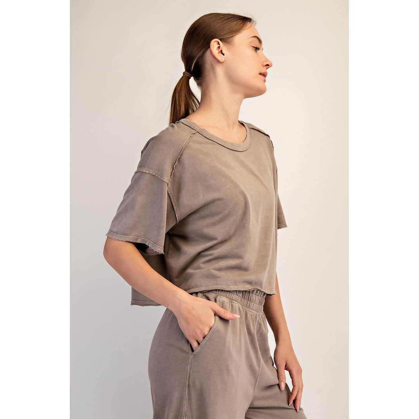Off-Duty Cropped Tee