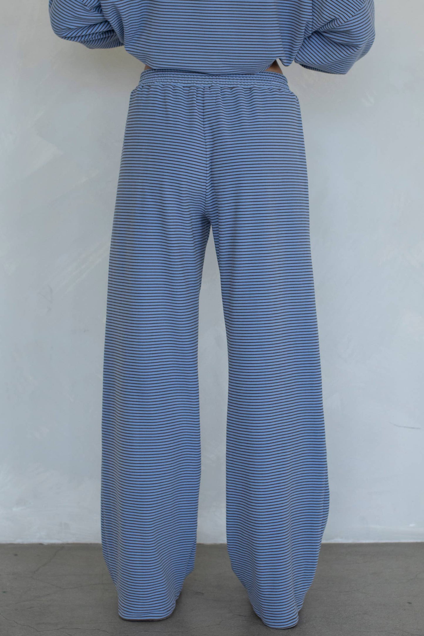Whitney Brushed Knit Pants | Sky Blue