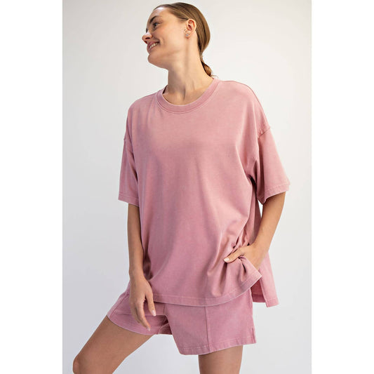 Daily Days Shorts Set | Rose