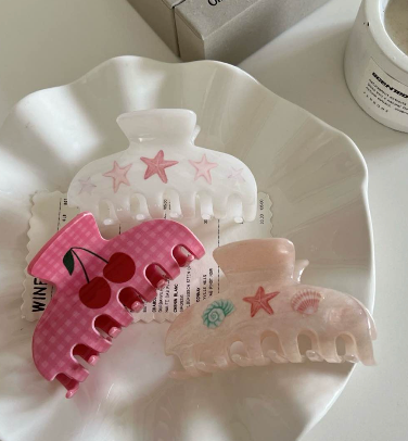 Pastel Claw Clips | Stars
