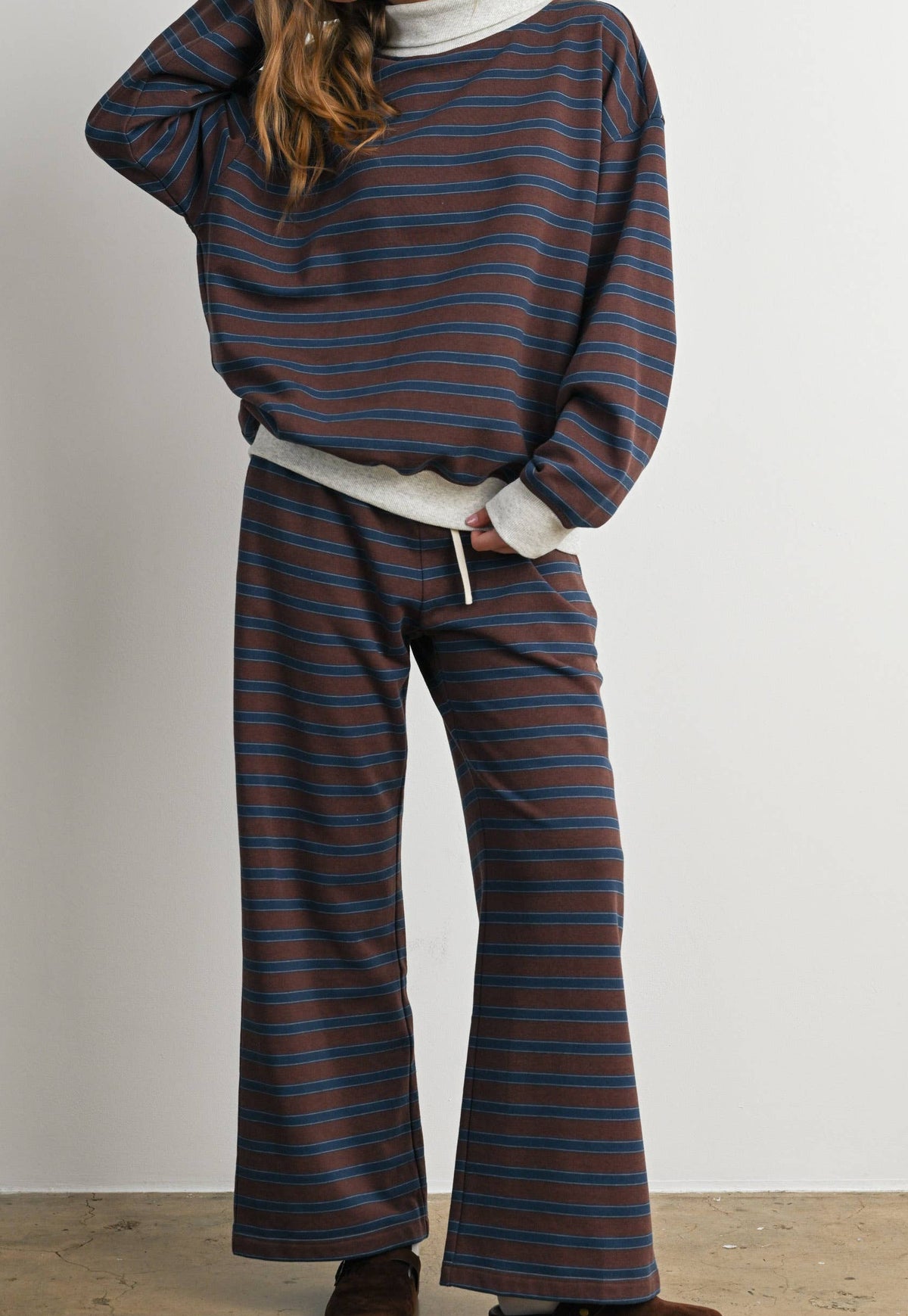 Mabel Striped Wide Leg Pants