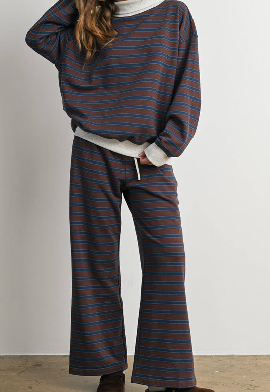 Mabel Striped Wide Leg Pants