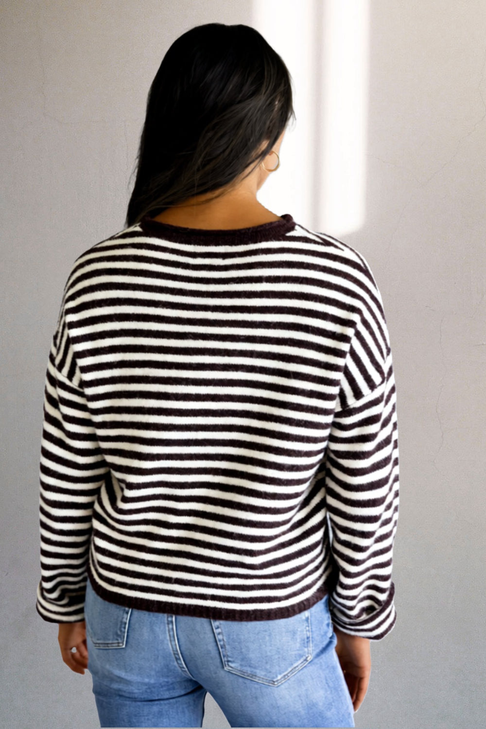 Kami Henley Pullover | Black Cherry
