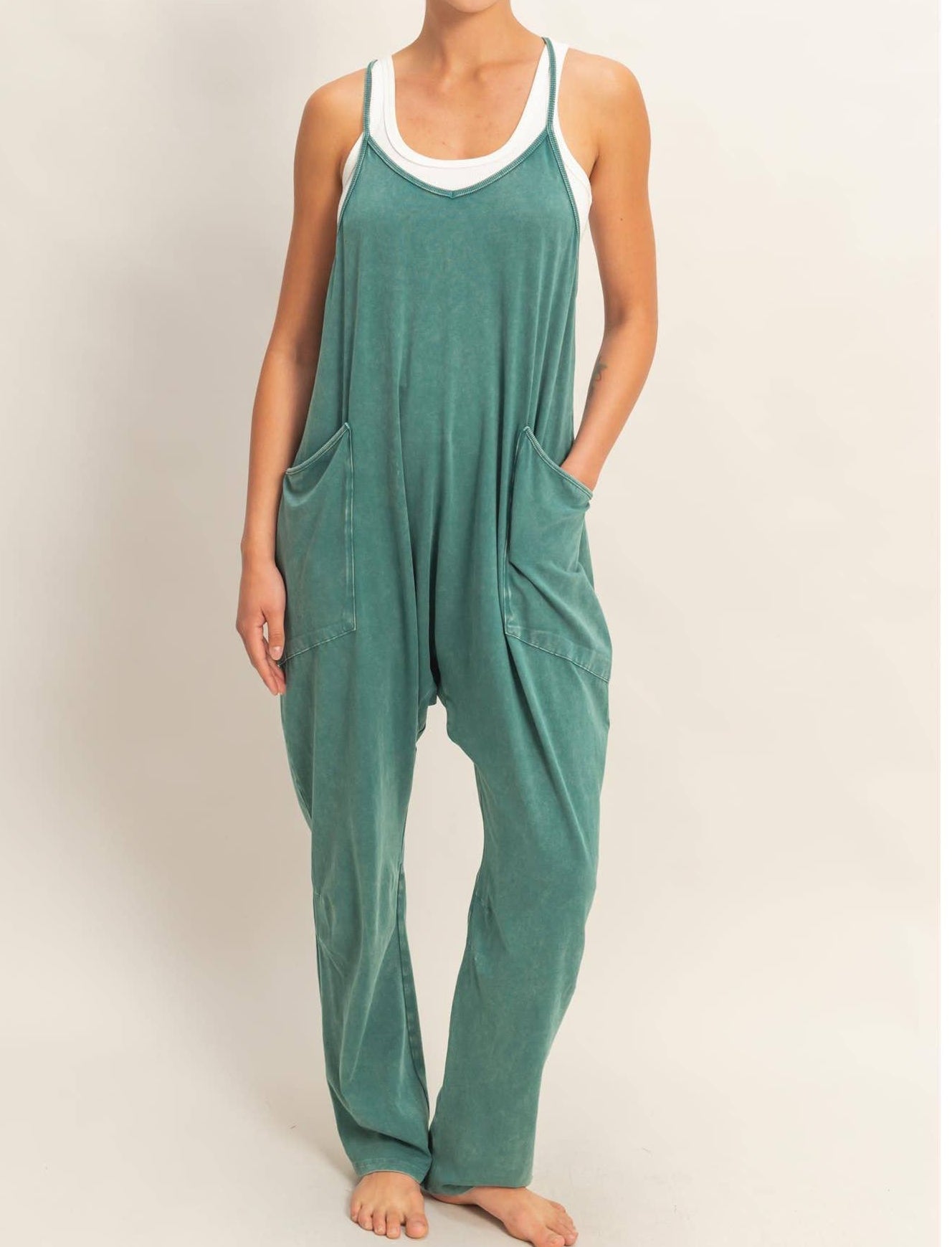 Free Spirit Jumpsuit | Teal
