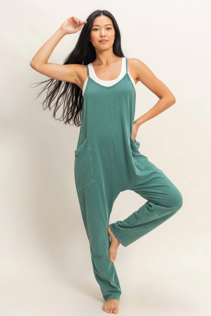 Free Spirit Jumpsuit | Teal