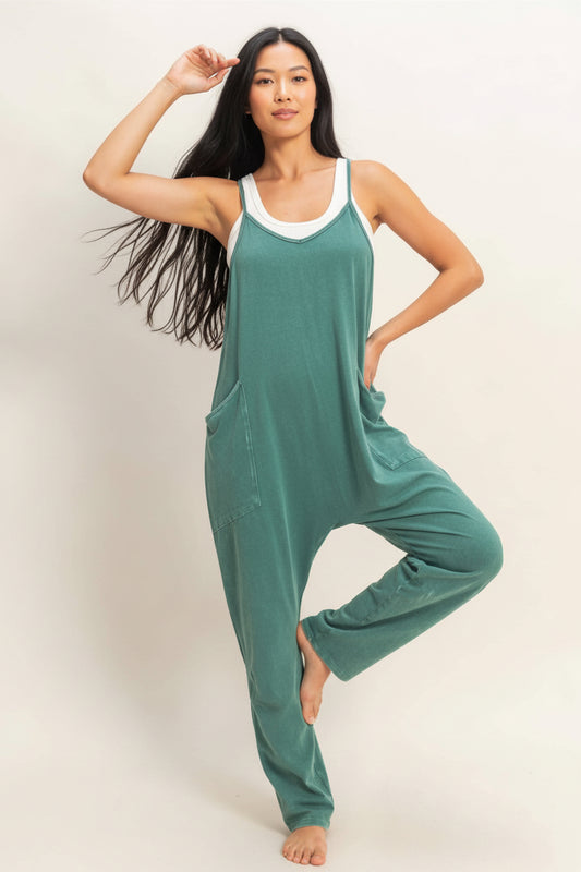 Free Spirit Jumpsuit | Teal