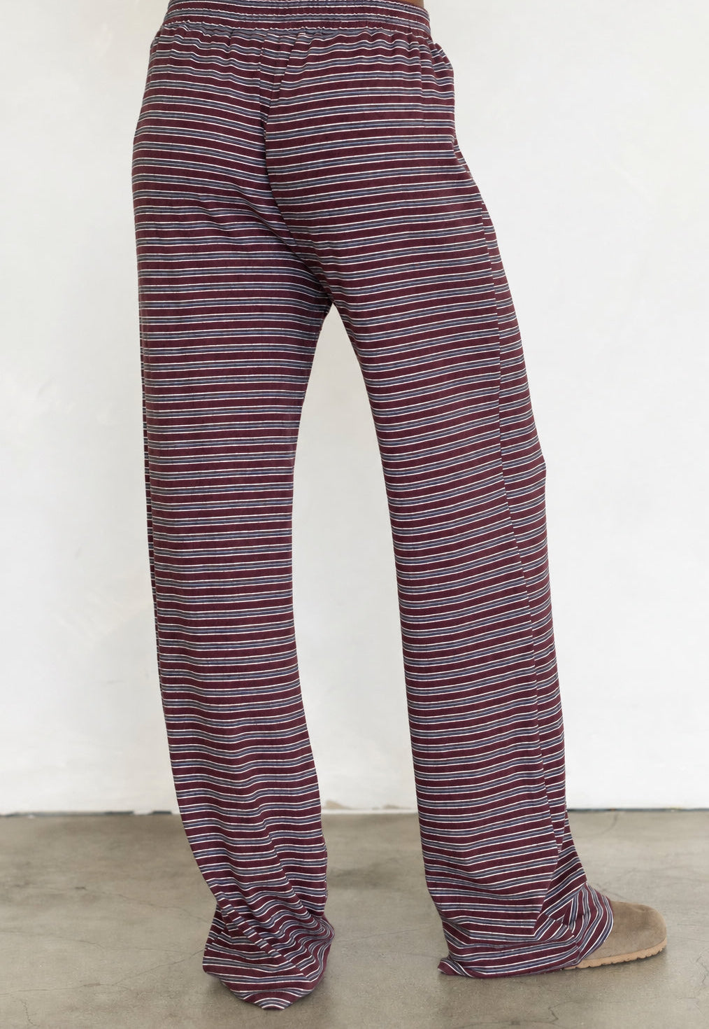 Celine Striped Pants | Wine